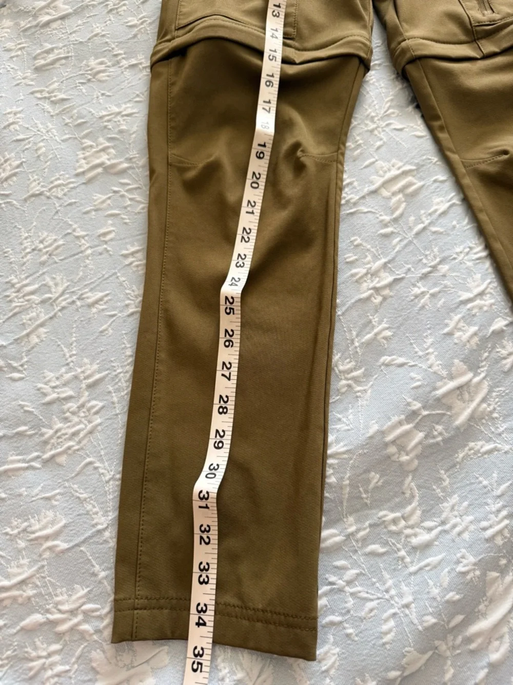 NWOT Columbia Olive Green Kids Convertible Cargo Pants - Picture 7 of 14